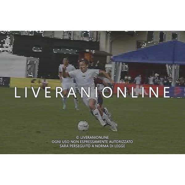 Gaetano Oristanio of Venezia FC play the ball during Genoa CFC vs Venezia FC, Test Match pre season Serie A Enilive 2024-25, at Centro Sportivo "Carlo Benatti" in Moena (TN), Italy, on July 20, 2024. (Photo by Davide Casentini) /AGENZIA ALDO LIVERANI SAS
