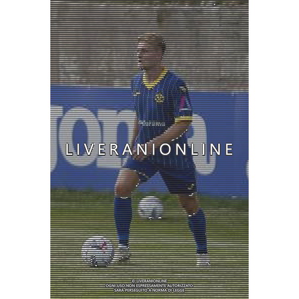 TVDC-Martin Frese of Hellas Verona play the ball during Hellas Verona FC vs FC Rovereto, 2° Test Match, at Centro Sportivo \'La Pineta\' on Folgaria (TN), on July 21, 2024. (Photo by Davide Casentini) AG ALDO LIVERANI SAS