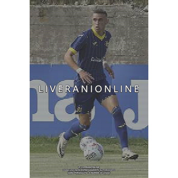 TVDC-Stefan Mitrovic of Hellas Verona play the ball during Hellas Verona FC vs FC Rovereto, 2° Test Match, at Centro Sportivo \'La Pineta\' on Folgaria (TN), on July 21, 2024. (Photo by Davide Casentini) AG ALDO LIVERANI SAS