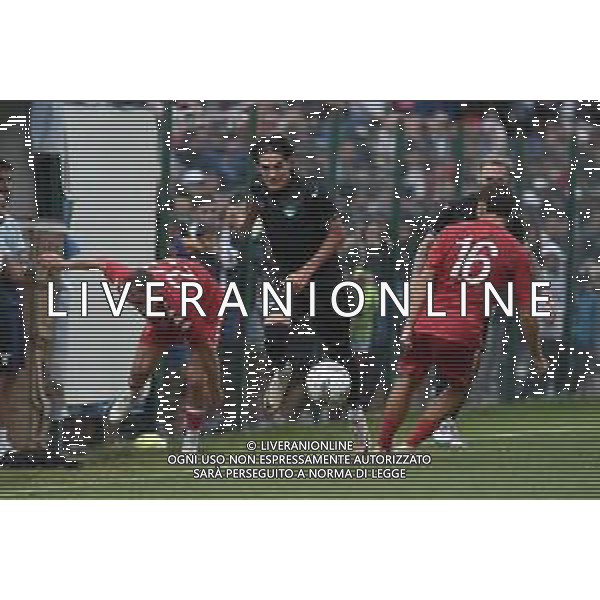 Lazio vs Triestina - Amichevole - Stadio Zandegiacomo - Auronzo di Cadore 21-07-2024 nella foto Cancellieri supera Tonetto e Vertainen ©Federico Gaetano/AGENZIA ALDO LIVERANI SAS