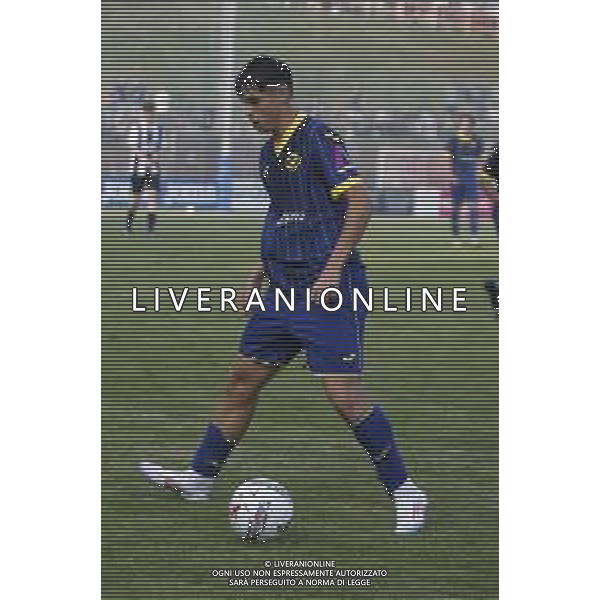 Davide De Batttisti of Hellas Verona during Hellas Verona FC vs FC Rovereto, 2° Test Match, at Centro Sportivo \'La Pineta\' on Folgaria (TN), on July 21, 2024. (Photo by Davide Casentini)/AGENZIA ALDO LIVERANI SAS
