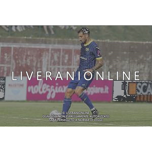 Federico Ceccerini of Hellas Verona play the ball during Hellas Verona FC vs FC Rovereto, 2° Test Match, at Centro Sportivo \'La Pineta\' on Folgaria (TN), on July 21, 2024. (Photo by Davide Casentini)/AGENZIA ALDO LIVERANI SAS