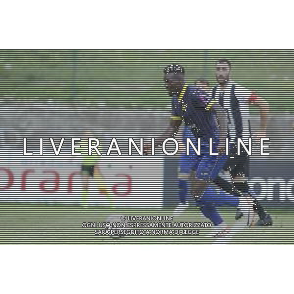 Daniel Mosquera of Hellas Verona during Hellas Verona FC vs FC Rovereto, 2° Test Match, at Centro Sportivo \'La Pineta\' on Folgaria (TN), on July 21, 2024. (Photo by Davide Casentini)/AGENZIA ALDO LIVERANI SAS
