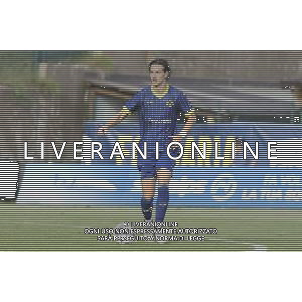 Daniele Ghilardi of Hellas Verona play the ball during Hellas Verona FC vs FC Rovereto, 2° Test Match, at Centro Sportivo \'La Pineta\' on Folgaria (TN), on July 21, 2024. (Photo by Davide Casentini)/AGENZIA ALDO LIVERANI SAS