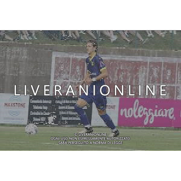 Daniele Ghilardi of Hellas Verona play the ball during Hellas Verona FC vs FC Rovereto, 2° Test Match, at Centro Sportivo \'La Pineta\' on Folgaria (TN), on July 21, 2024. (Photo by Davide Casentini)/AGENZIA ALDO LIVERANI SAS