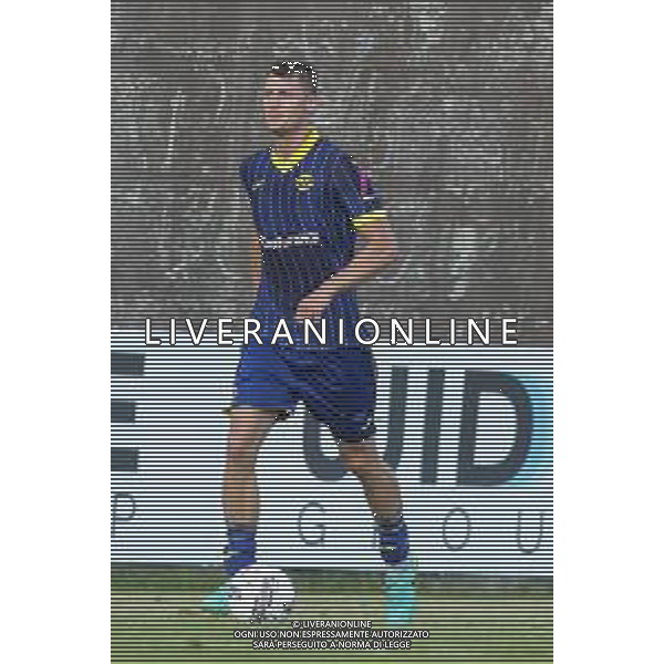 Pawel Dawidowicz of Hellas Verona play the ball during Hellas Verona FC vs FC Rovereto, 2° Test Match, at Centro Sportivo \'La Pineta\' on Folgaria (TN), on July 21, 2024. (Photo by Davide Casentini)/AGENZIA ALDO LIVERANI SAS