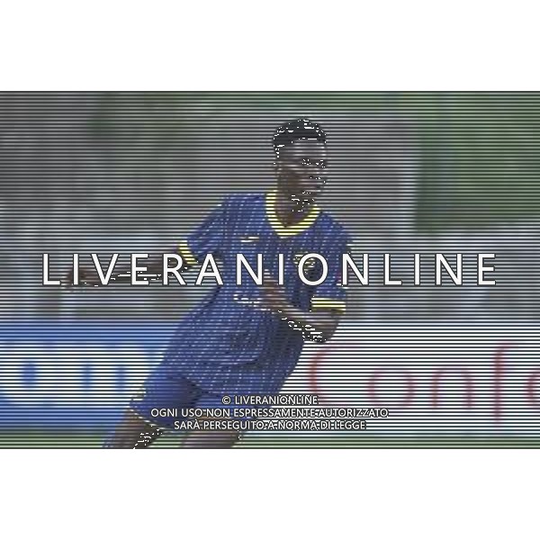 Karlson Nwanege of Hellas Verona during Hellas Verona FC vs FC Rovereto, 2° Test Match, at Centro Sportivo \'La Pineta\' on Folgaria (TN), on July 21, 2024. (Photo by Davide Casentini)/AGENZIA ALDO LIVERANI SAS