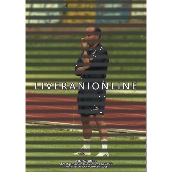 NEG-1997-1998 PESCARA CALCIO PARTITA AMICHEVOLE NELLA FOTO MAURIZIO VISCIDI ALLENATORE PESCARA CALCIO AG ALDO LIVERANI SAS