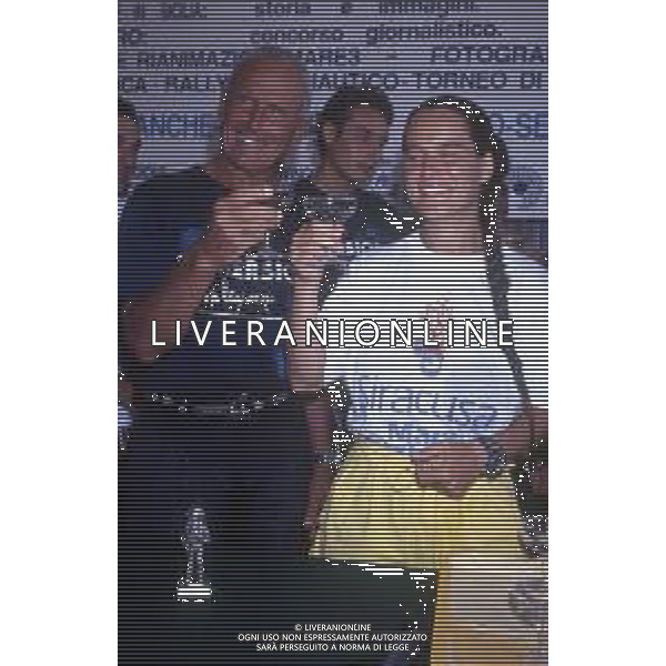 DIAP- RETROSPETTIVA ROSSANA MAIORCA APNEISTA NELLA FOTO ROSSANA MAIORCA NELL\'ANNO 1991 CON IL PADRE ENZO MAIORCA AG ALDO LIVERANI SAS