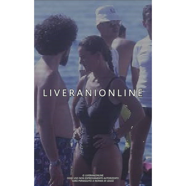 DIAP- RETROSPETTIVA ROSSANA MAIORCA APNEISTA NELLA FOTO ROSSANA MAIORCA NELL\'ANNO 1991 AG ALDO LIVERANI SAS