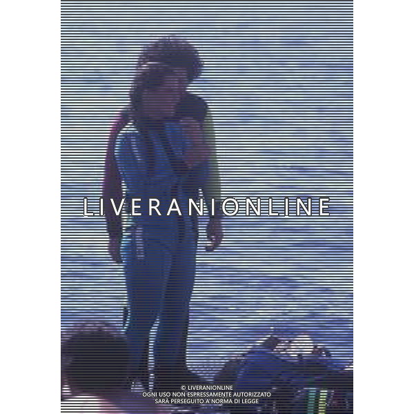 DIAP- RETROSPETTIVA ROSSANA MAIORCA APNEISTA NELLA FOTO ROSSANA MAIORCA NELL\'ANNO 1991 AG ALDO LIVERANI SAS