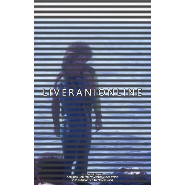 DIAP- RETROSPETTIVA ROSSANA MAIORCA APNEISTA NELLA FOTO ROSSANA MAIORCA NELL\'ANNO 1991 AG ALDO LIVERANI SAS