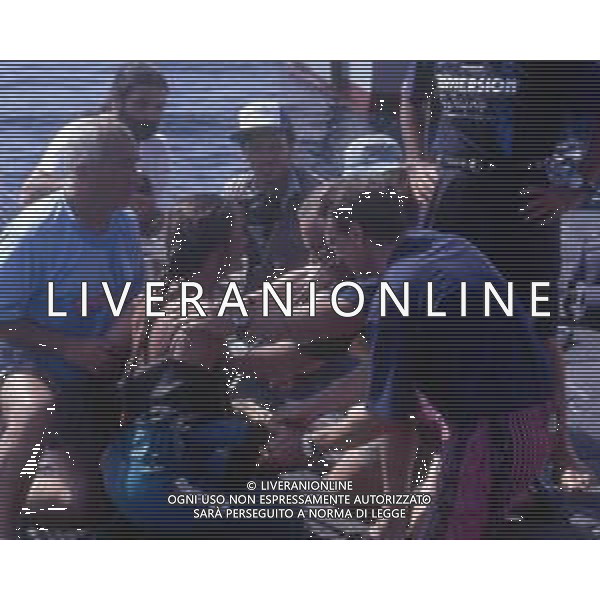 DIAP- RETROSPETTIVA ROSSANA MAIORCA APNEISTA NELLA FOTO ROSSANA MAIORCA NELL\'ANNO 1991 AG ALDO LIVERANI SAS