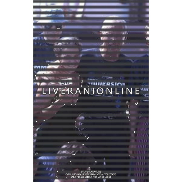 DIAP- RETROSPETTIVA ROSSANA MAIORCA APNEISTA NELLA FOTO ROSSANA MAIORCA NELL\'ANNO 1991 CON IL PADRE ENZO MAIORCA AG ALDO LIVERANI SAS