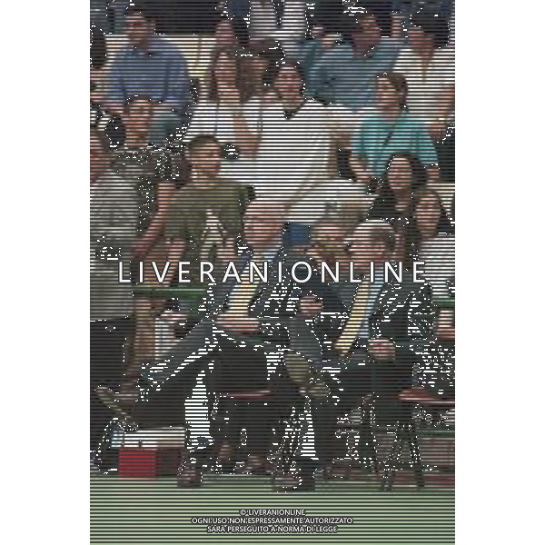NEG-31-05-1998 SIENA WORLD LEAGUE ITALIA-OLANDA NELLA FOTO L\'ALLENATORE OLANDA TOON GERBRANDS AG ALDO LIVERANI SAS 