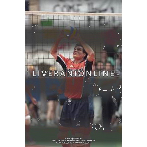 NEG-31-05-1998 SIENA WORLD LEAGUE ITALIA-OLANDA NELLA FOTO LATUHIHIN MISHA AG ALDO LIVERANI SAS