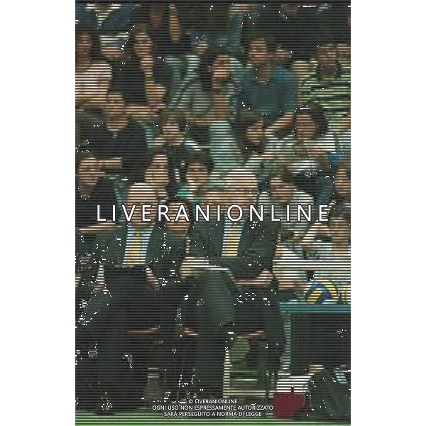NEG-31-05-1998 SIENA WORLD LEAGUE ITALIA-OLANDA NELLA FOTO L\'ALLENATORE OLANDA TOON GERBRANDS AG ALDO LIVERANI SAS 