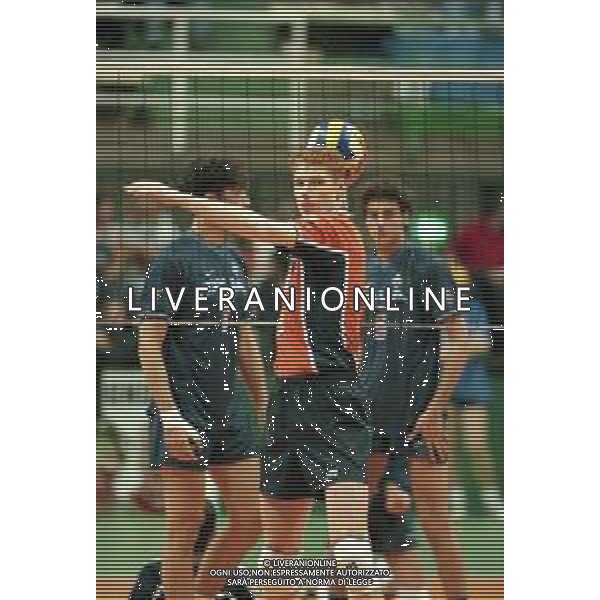 NEG-31-05-1998 SIENA WORLD LEAGUE ITALIA-OLANDA NELLA FOTO VAN DE GOOR BAS AG ALDO LIVERANI SAS