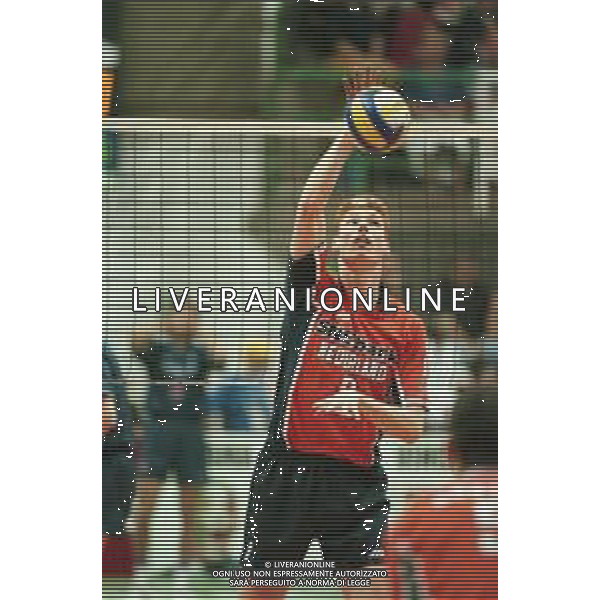 NEG-31-05-1998 SIENA WORLD LEAGUE ITALIA-OLANDA NELLA FOTO VAN DE GOOR BAS AG ALDO LIVERANI SAS