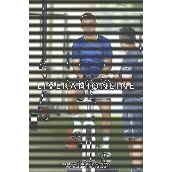 Tomas Suslov of Hellas Verona during Hellas Verona FC vs Virtus Verona FC, 3° Test Match, at Centro Sportivo \'La Pineta\' on Folgaria (TN), on July 24, 2024. (Photo by Davide Casentini)/AG ALDO LIVERANI SAS