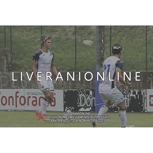 Diego Coppola of Hellas Verona play the ball during Hellas Verona FC vs Virtus Verona FC, 3° Test Match, at Centro Sportivo \'La Pineta\' on Folgaria (TN), on July 24, 2024. (Photo by Davide Casentini)/AG ALDO LIVERANI SAS