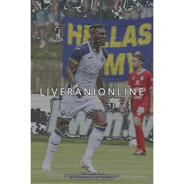 Daniel Mosquera of Hellas Verona during Hellas Verona FC vs Virtus Verona FC, 3° Test Match, at Centro Sportivo \'La Pineta\' on Folgaria (TN), on July 24, 2024. (Photo by Davide Casentini)/AG ALDO LIVERANI SAS