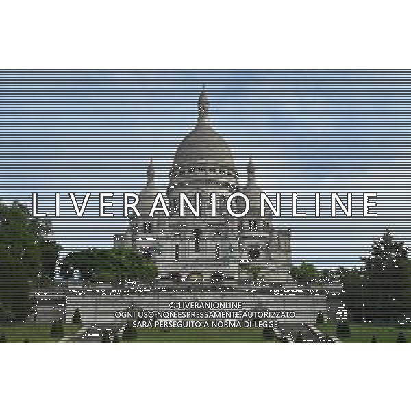 Parigi (FRA) 25-07-2024 Panoramiche della città nei giorni delle Olimpiadi nella foto Basilica del Sacro Cuore a Montmartre foto Roberto Garavaglia/Agenzia Aldo Liverani sas