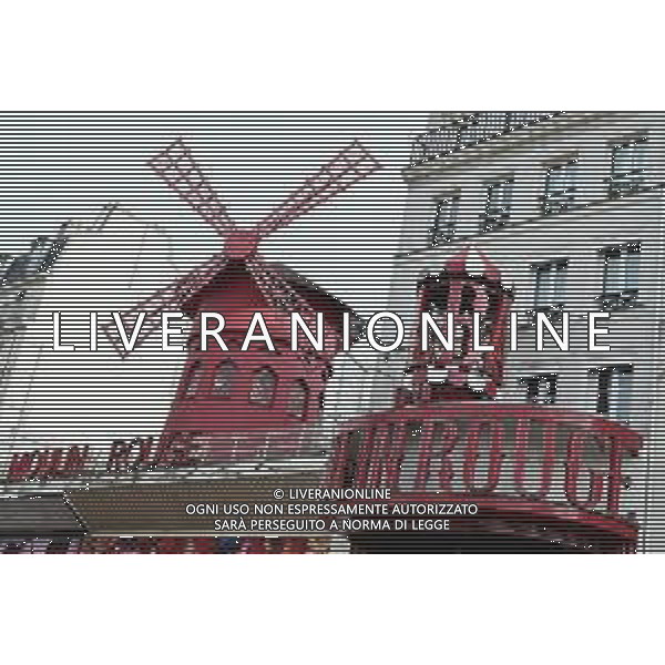 Parigi (FRA) 25-07-2024 Panoramiche della città nei giorni delle Olimpiadi nella foto Moulin Rouge foto Roberto Garavaglia/Agenzia Aldo Liverani sas