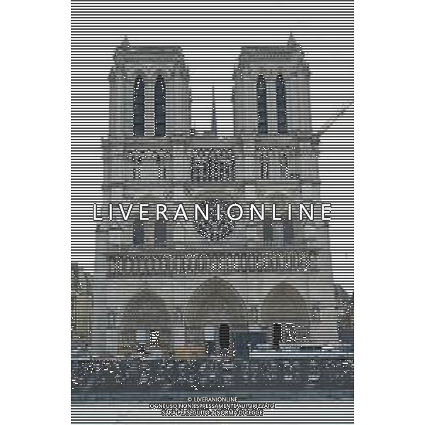Parigi (FRA) 25-07-2024 Panoramiche della città nei giorni delle Olimpiadi nella foto Cattedrale di Notre-Dame foto Roberto Garavaglia/Agenzia Aldo Liverani sas