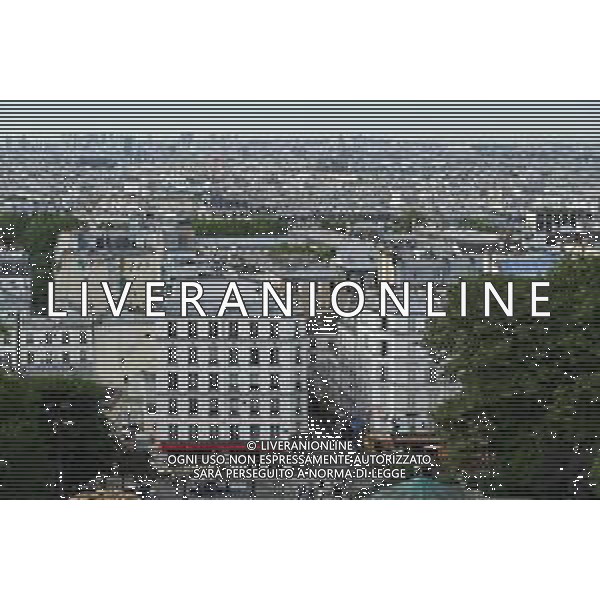 Parigi (FRA) 25-07-2024 Panoramiche della città nei giorni delle Olimpiadi nella foto la città vista dalla Basilica del Sacro Cuore a Montmartre foto Roberto Garavaglia/Agenzia Aldo Liverani sas