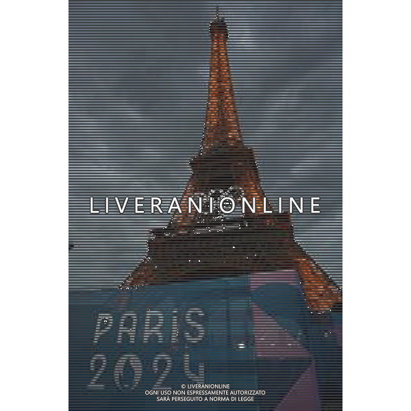 Parigi (FRA) 25-07-2024 Panoramiche della città nei giorni delle Olimpiadi nella foto la Torre Eiffel foto Roberto Garavaglia/Agenzia Aldo Liverani sas