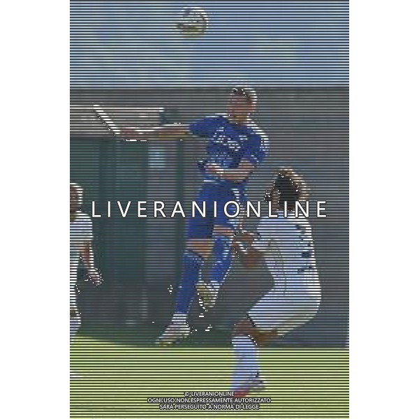 Chatillon (Ao) 25.07.2024 Stadio E.Brunod ©Manuela Viganti/Agenzia Aldo Liverani Cagliari vs Como Amichevole Precampionato stagione 2024/2025 Nella foto: andrea belotti e sebastiano luperto ©Viganti/AG ALDO LIVERANI SAS