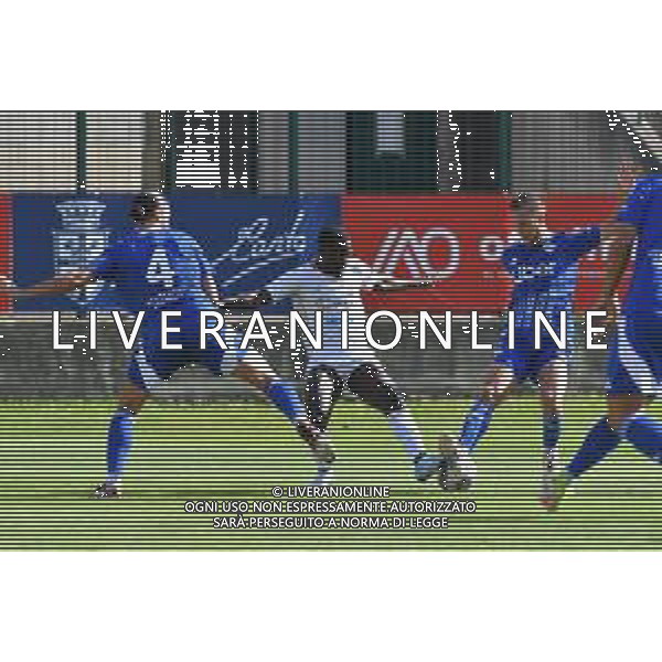 Chatillon (Ao) 25.07.2024 Stadio E.Brunod ©Manuela Viganti/Agenzia Aldo Liverani Cagliari vs Como Amichevole Precampionato stagione 2024/2025 Nella foto: dossena, zito luvumbo e da cunha ©Viganti/AG ALDO LIVERANI SAS