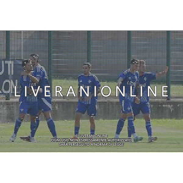Chatillon (Ao) 25.07.2024 Stadio E.Brunod ©Manuela Viganti/Agenzia Aldo Liverani Cagliari vs Como Amichevole Precampionato stagione 2024/2025 Nella foto: esultanza como dopo il gol di patrick cutrone ©Viganti/AG ALDO LIVERANI SAS