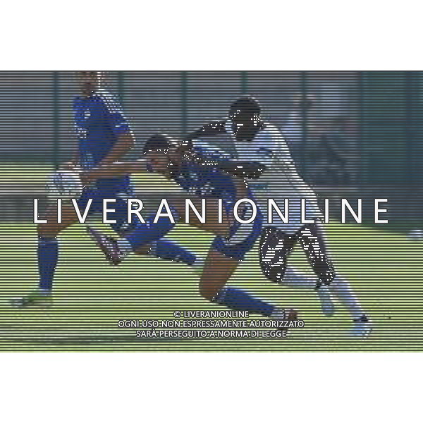 Chatillon (Ao) 25.07.2024 Stadio E.Brunod ©Manuela Viganti/Agenzia Aldo Liverani Cagliari vs Como Amichevole Precampionato stagione 2024/2025 Nella foto: alberto dossena e zito luvumbo ©VIGANTI/AG ALDO LIVERANI SAS