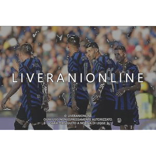 ZCP - INTER vs LAS PALMAS partita amichevole precampionato - nella foto: esultanza inter dopo il gol su rigore di Mehdi Taremi ©Claudio Zamagni/Agenzia Aldo Liverani /AGENZIA ALDO LIVERANI SAS