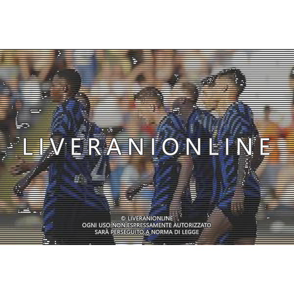 ZCP -27-07-2024 - INTER vs LAS PALMAS partita amichevole precampionato - nella foto: Issiaka Kamate(f.c.Internazionale) Zielinski Piotr (f.c.Internazionale)- Correra Joaquin (f.c.Internazionale)- Mkhitaryan Henrikh (f.c.Internazionale)-Taremi Menhdi(f.c.Internazionale Carlos Augusto(f.c.Internazionale)©Claudio Zamagni/Agenzia Aldo Liverani
