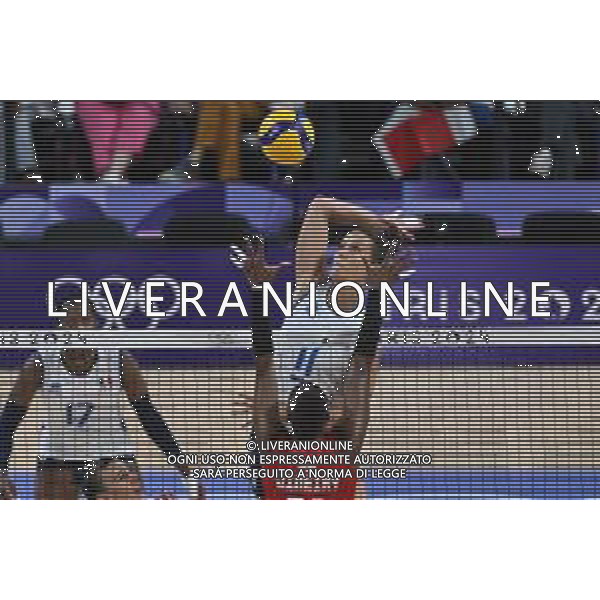 Olimpiadi Parigi 2024 - volley femminile Italia vs Repubblica Dominicana nella foto Anna Danesi (Italia) Parigi 28-07-2024 Parigi Sud Arena 1 Turno preliminare - Girone C foto Roberto Garavaglia/Agenzia Aldo Liverani sas