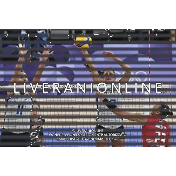 Olimpiadi Parigi 2024 - volley femminile Italia vs Repubblica Dominicana nella foto Caterina Bosetti (Italia) Parigi 28-07-2024 Parigi Sud Arena 1 Turno preliminare - Girone C foto Roberto Garavaglia/Agenzia Aldo Liverani sas