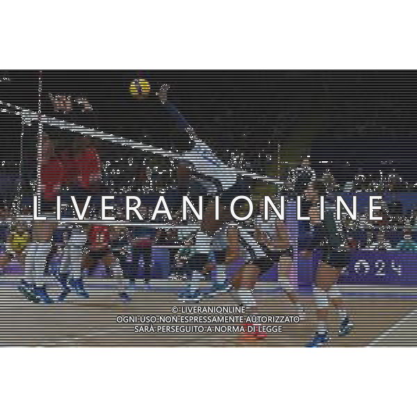 Olimpiadi Parigi 2024 - volley femminile Italia vs Repubblica Dominicana nella foto Miriam Fatime Sylla (Italia) Parigi 28-07-2024 Parigi Sud Arena 1 Turno preliminare - Girone C foto Roberto Garavaglia/Agenzia Aldo Liverani sas