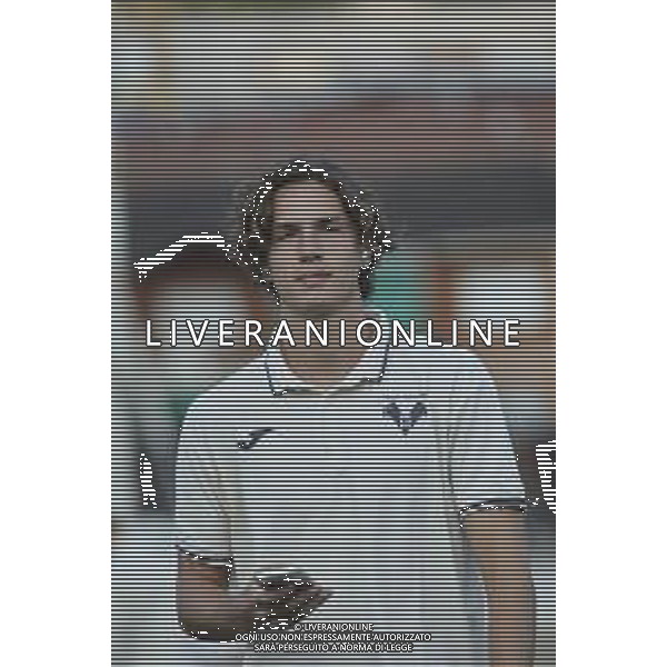 Daniele Ghilardi of Hellas Verona during Hellas Verona FC vs Feralpisalò FC, 4° Test Match, at stadio "Quercia" in Rovereto (TN), on July 27, 2024. (Photo by Davide Casentini)/AGENZIA ALDO LIVERANI SAS