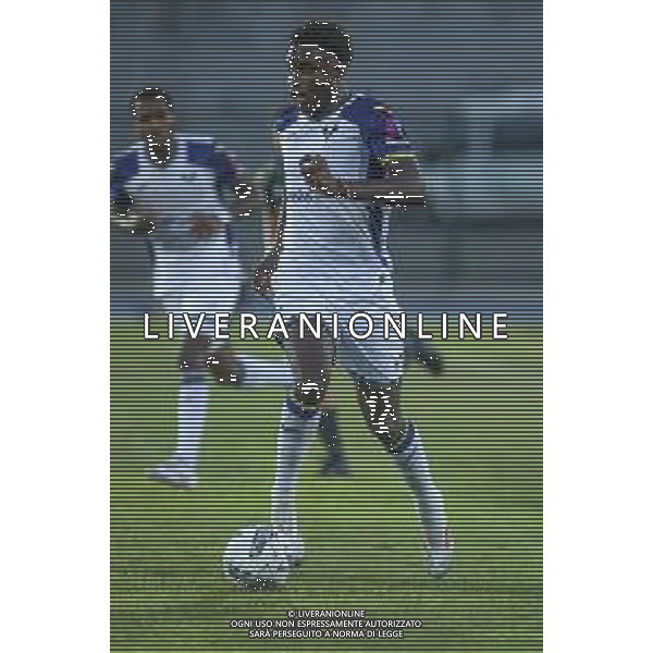 Alphadjo Cissè of Hellas Verona play the ball during Hellas Verona FC vs Feralpisalò FC, 4° Test Match, at stadio "Quercia" in Rovereto (TN), on July 27, 2024. (Photo by Davide Casentini)/AGENZIA ALDO LIVERANI SAS
