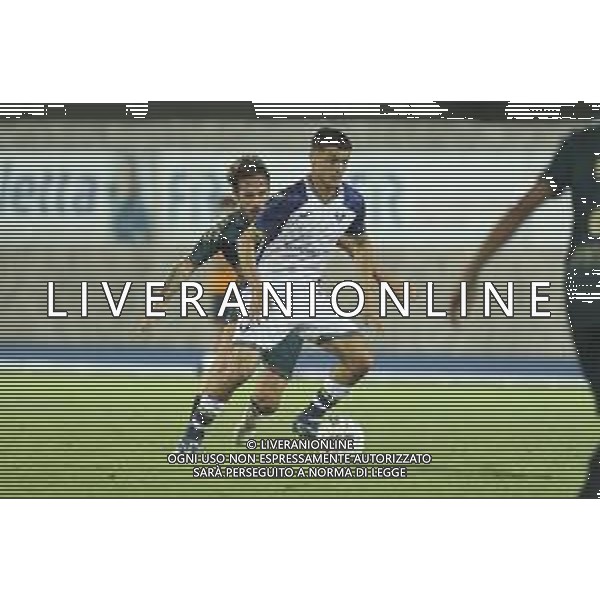 Reda Belahyane of Hellas Verona play the ball during Hellas Verona FC vs Feralpisalò FC, 4° Test Match, at stadio "Quercia" in Rovereto (TN), on July 27, 2024. (Photo by Davide Casentini)/AGENZIA ALDO LIVERANI SAS