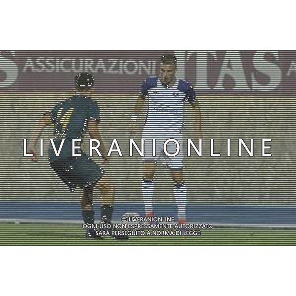 Darko Lazovic of Hellas Verona competes for the ball during Hellas Verona FC vs Feralpisalò FC, 4° Test Match, at stadio "Quercia" in Rovereto (TN), on July 27, 2024. (Photo by Davide Casentini)/AGENZIA ALDO LIVERANI SAS