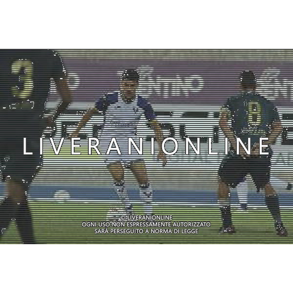 Abdou Harroui of Hellas Verona play the ball during Hellas Verona FC vs Feralpisalò FC, 4° Test Match, at stadio "Quercia" in Rovereto (TN), on July 27, 2024. (Photo by Davide Casentini)/AGENZIA ALDO LIVERANI SAS