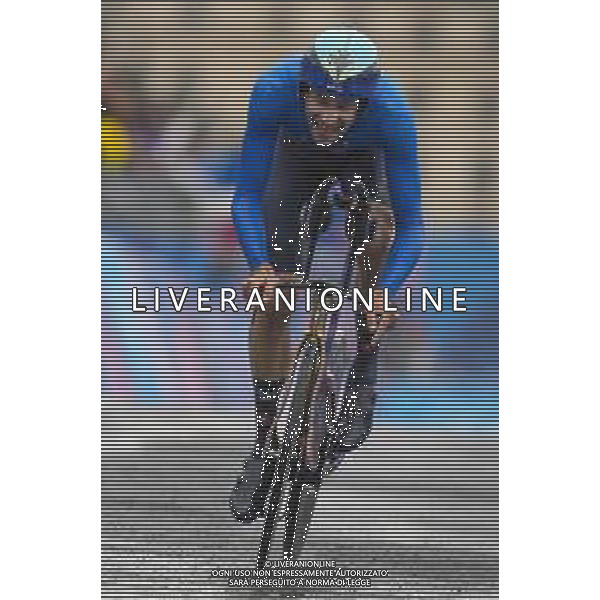 Filippo Ganna, Italia, medaglia d’argento Ciclismo Crono su Strada Olimpiadi Parigi (Francia) 27.07.2024 Agenzia ALDO LIVERANI SAS