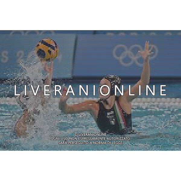 Olimpiadi Parigi 2024 - Pallanuoto Femminile nella foto Sofia Giustini (Italia) Parigi (FRA) 29-07-2024 Aquatics Center Francia vs Italia Pallanuoto femminile turno preliminare - Gruppo B foto Roberto Garavaglia/Agenzia Aldo Liverani sas
