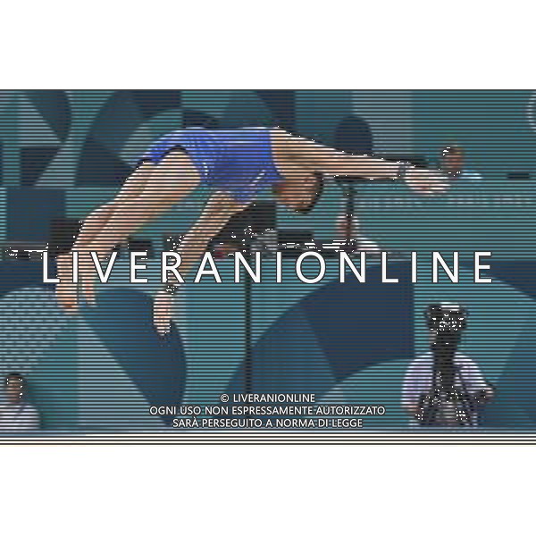 Olimpiadi Parigi 2024 - Ginnastica Artistica maschile nella foto Yumin Abbadini (ITA) Parigi (FRA) 29-07-2024 Arena Bercy Ginnastica Artistica finale a squadre maschile foto Roberto Garavaglia/Agenzia Aldo Liverani sas