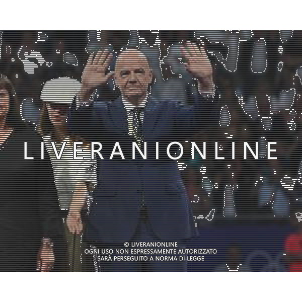 Olimpiadi Parigi 2024 - Scherma Fioretto M nella foto Gianni Infantino presidente FIFA Parigi (FRA) 29-07-2024 Grand Palais Finale per la medaglia d\'oro del Fioretto maschile individuale foto Roberto Garavaglia/Agenzia Aldo Liverani sas