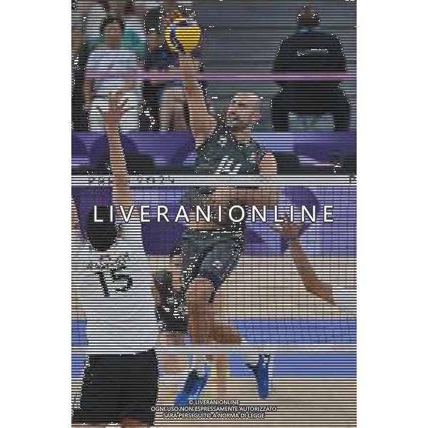 Olimpiadi Parigi 2024 - Pallavolo M nella foto Gianluca Galassi (Italia) Parigi (FRA) 30-07-2024 Arena Parigi Sud Italia vs Egitto Pallavolo maschile turno preliminare - Gruppo B foto Roberto Garavaglia/Agenzia Aldo Liverani sas